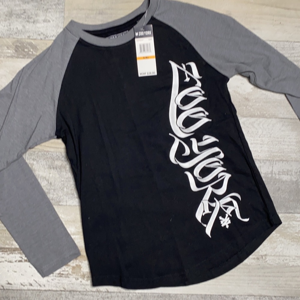 Kids Zoo York Long Sleeve Graphic Baseball T-Shirt